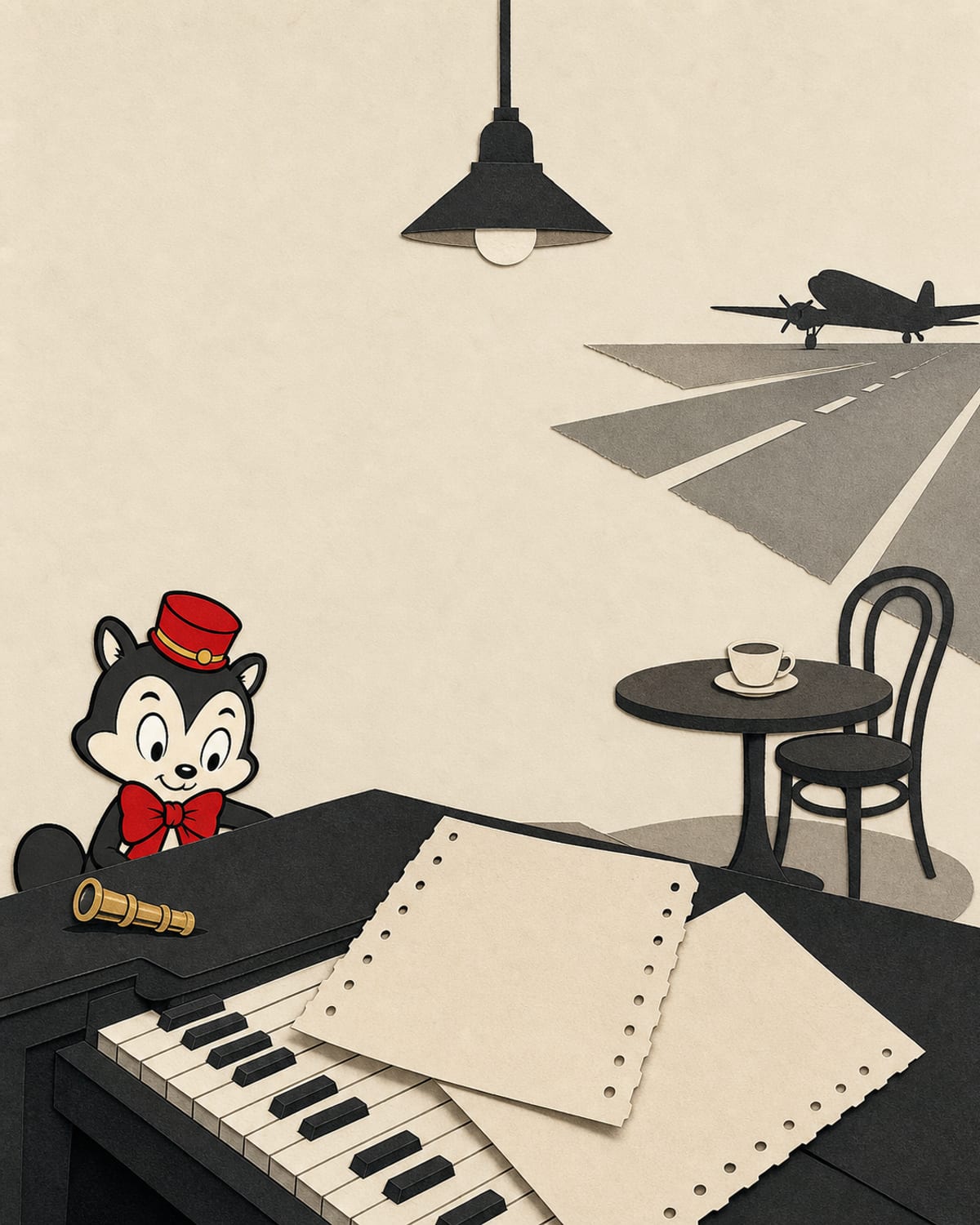 Original Monocurator collage for Casablanca