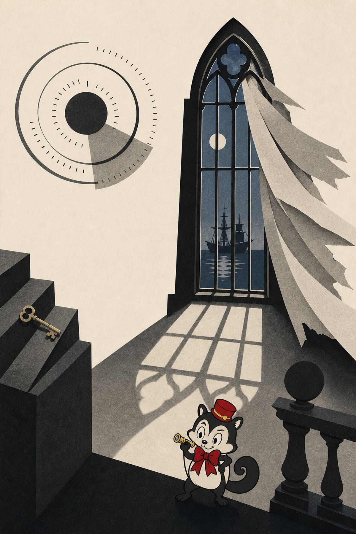 Original Monocurator collage for Nosferatu