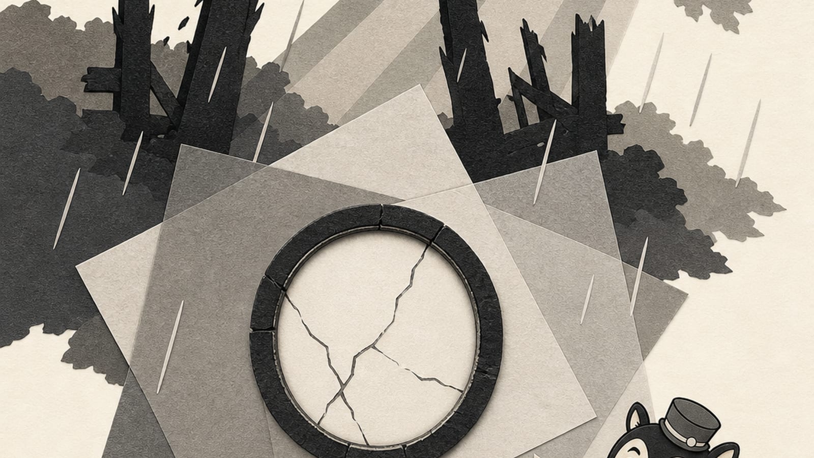 Original Monocurator collage for Rashomon