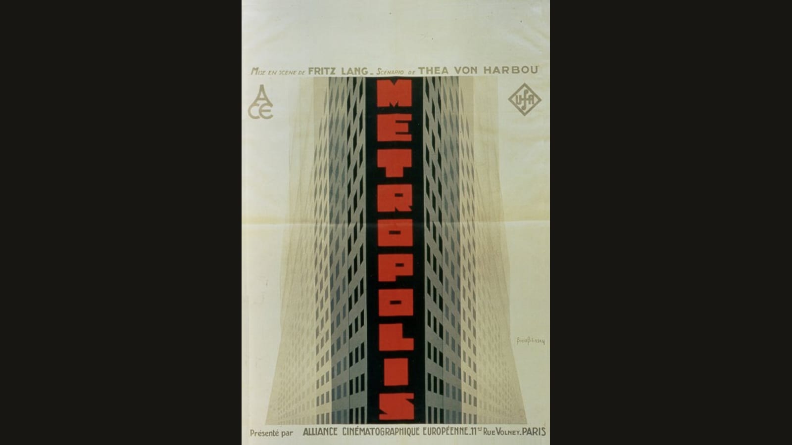 Boris Bilinsky poster for Metropolis