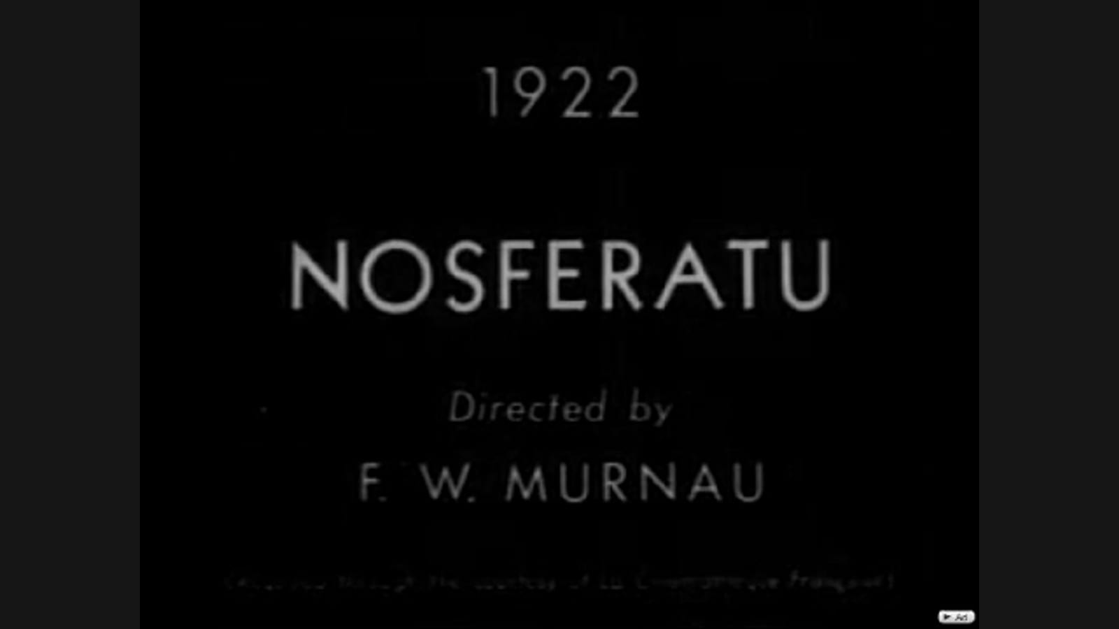Original title frame from Nosferatu