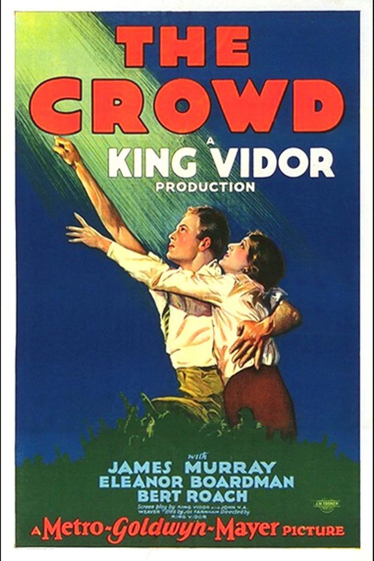1928 theatrical poster for The Crowd