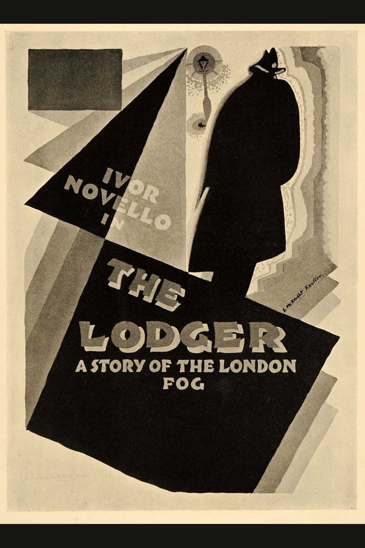 1927 poster for The Lodger: A Story of the London Fog